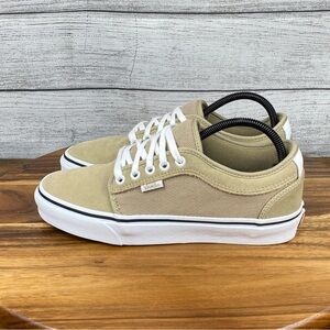 Vans Chukka Low Skate Pro Incense Tan White Lace Up Shoe Men’s Size 7.5